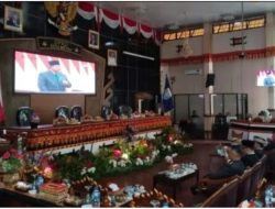 DPRD Kota Metro Gelar Paripurna Bersama Ikuti Sidang Tahunan MPR RI Secara Daring