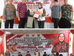 DPRD Provinsi Lampung Dapil I Bandar Lampung Gelar Sosialisasi Pembinaan Ideologi Pancasila.