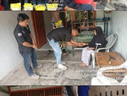 NGO KMPL Korda Kota Metro Berbagi Jum’at Berkah Serta Santuni Anak Yatim Piatu